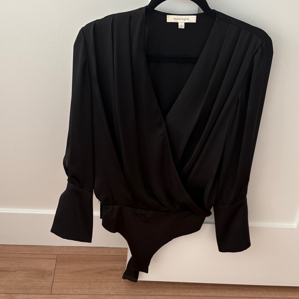 Favorite Daughter silk bodysuit.